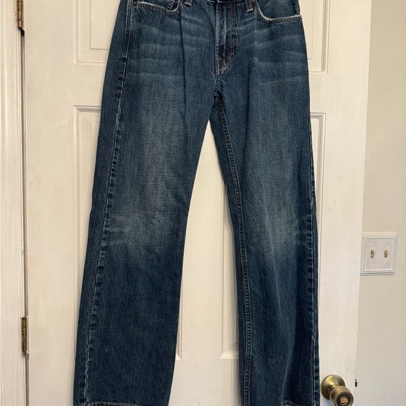 American Eagle Outfitters Relaxed Fit Blue Jeans - Picture 1 of 6